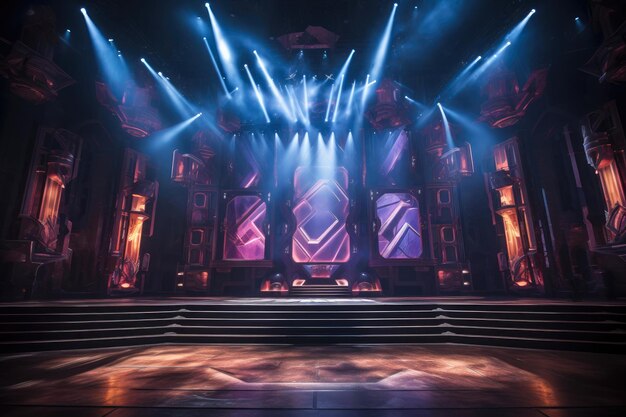 Epic Stage Design for Video Game Launch Spectacle