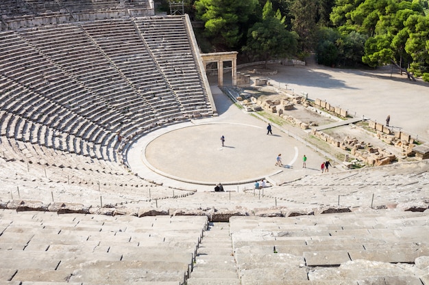 Foto epidaurus ancient theatre, griekenland