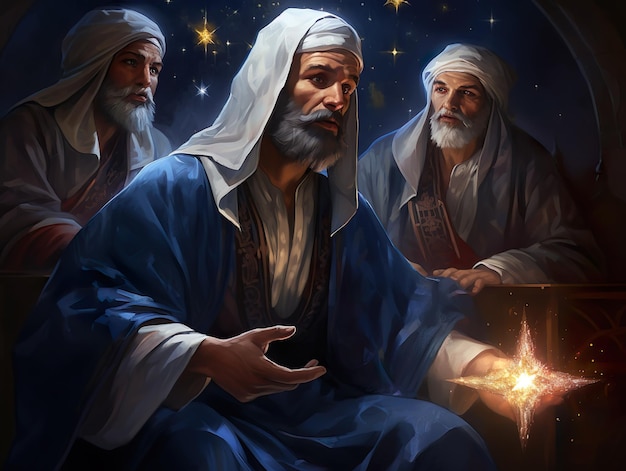 Epiphany three kings in the desert