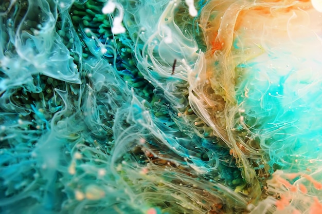 Epoxy resin abstract texture