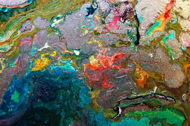 Epoxy resin abstract texture