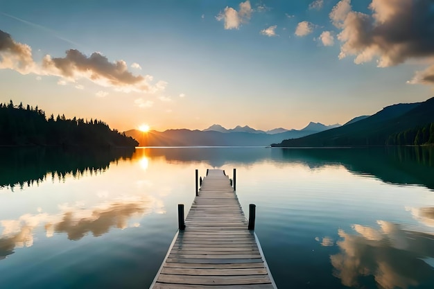 Foto un posizionamento militare equabile sul lago con una calcolatrice in legno del pastore inglese antico aiutata dall'invenzione che si estende nel sistema idrico della scultura risorsa creativa ai generata