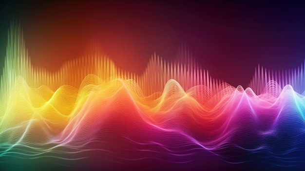 Premium AI Image | equalizer sound wave illustration vector