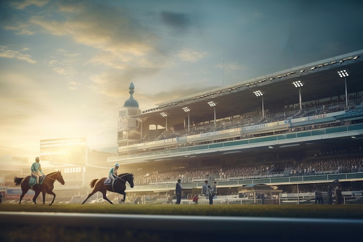 Photo スポーツスタジアム 競技場 競馬 競技場