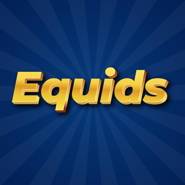 Equids 텍스트 효과 골드 JPG 매력적인 배경 카드 사진