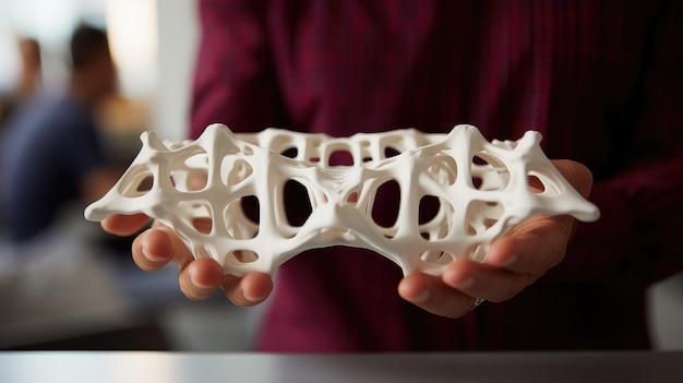 Equipment d printed bones ai generated