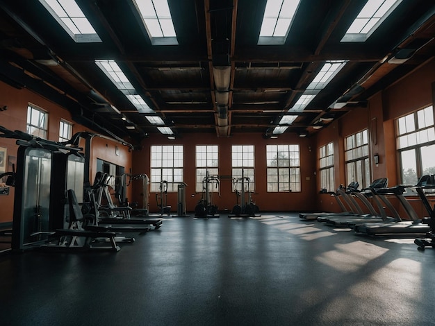 equipment in a fitness center