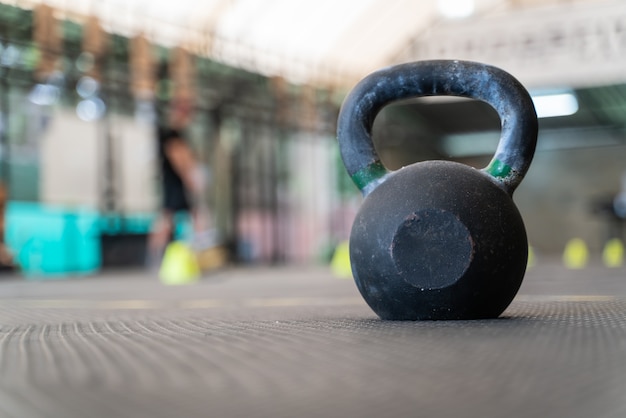 Equipment in the gym for getting healthy