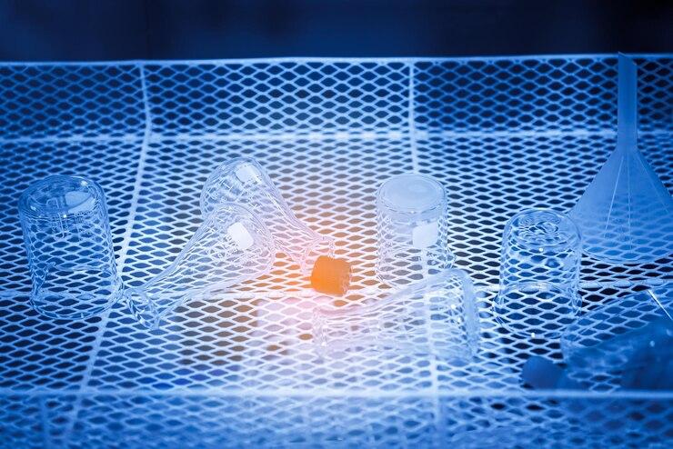 Photo equipment for science experiments on the laboratory table