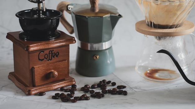 Equipment set for make coffee drip