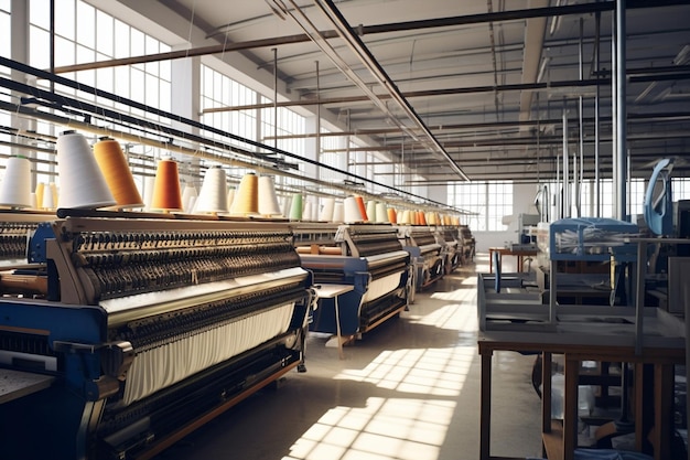 Equipment spinning structure line modern silk cotton machinery manufacture automation industrial production factory technology machine textile thread yarn