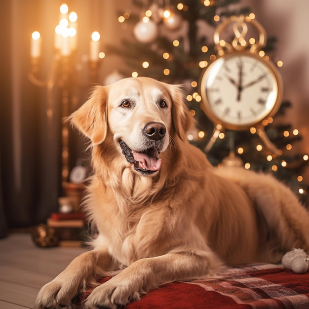 Er ligt een hond op een deken.