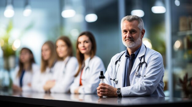 Foto er zijn steeds meer vrouwen in de medische industrie.