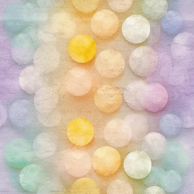 Foto er zijn veel verschillende gekleurde eieren op een paarse achtergrond generatieve ai