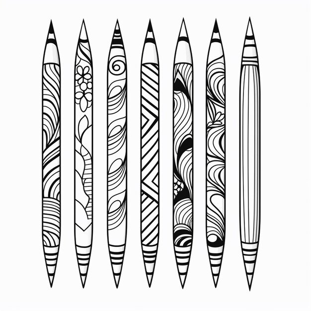 Photo erasable ballpoint pens cute designs cute angel cute coloring book kawaii line art