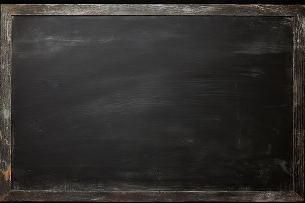 Erased chalk on blackboard