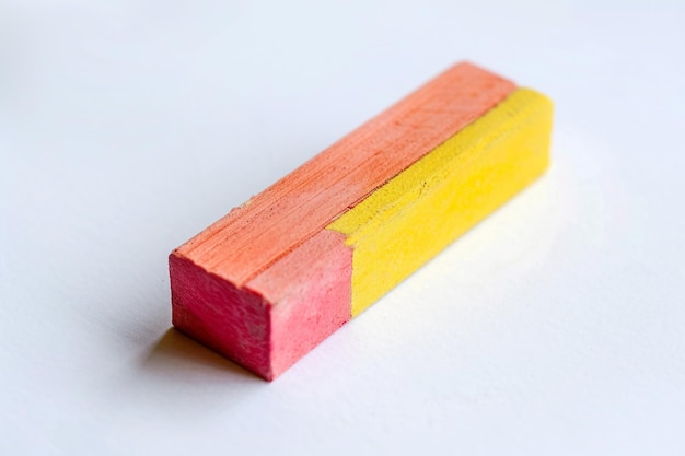 Eraser Art On White Background