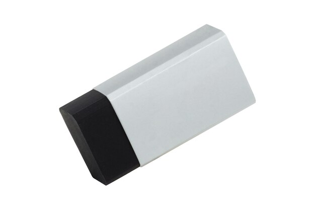 Photo eraser isolated on a white background