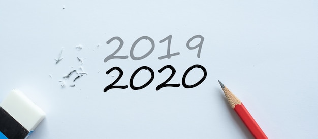 Стирание текста с 2019 года на 2020