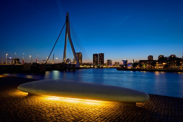 Foto ponte erasmus rotterdam paesi bassi