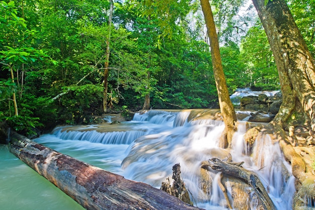 Cascata di erawan a kanchanaburi