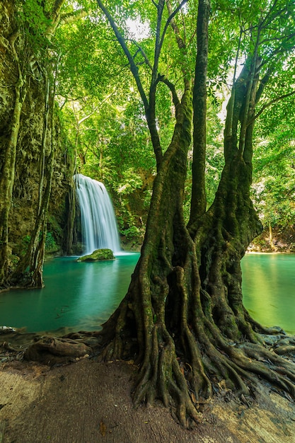 Erawan Waterfall in ThailandErawan Waterfall