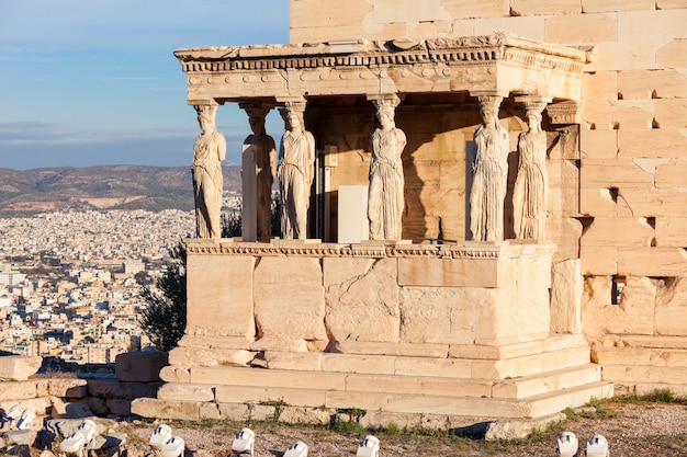 아테네에서 Erechtheum 사원