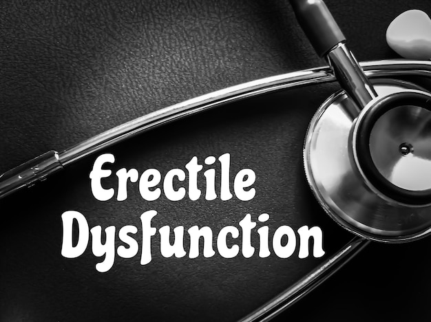 Erectile Dysfunction, medical and health concept. Impotence, male sexual problem