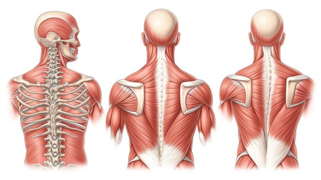 Photo the erector spinal muscles