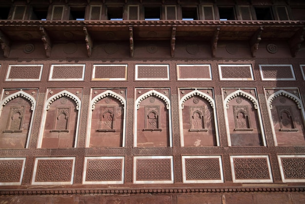 Foto erfgoedsite agra fort of rode fort in india