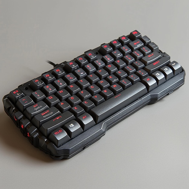 Photo ergonomic keyboard with customizable tilt wallpaper