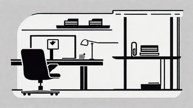 ergonomic office setup