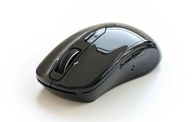 Ergonomic Wireless Mouse for Modern Workspaces On White Background