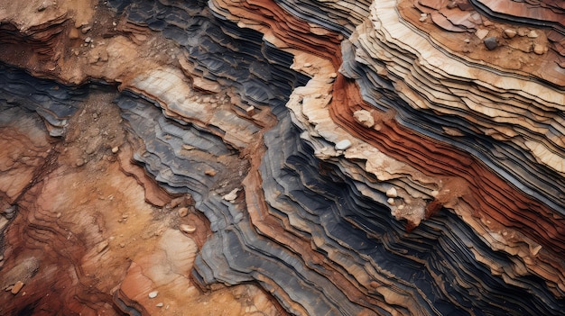 Erosion dissected plateau landscape