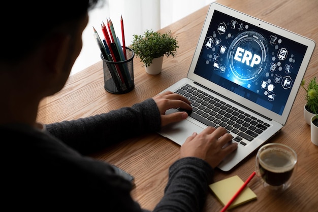 Erp enterprise resource planning-software voor moderne bedrijven