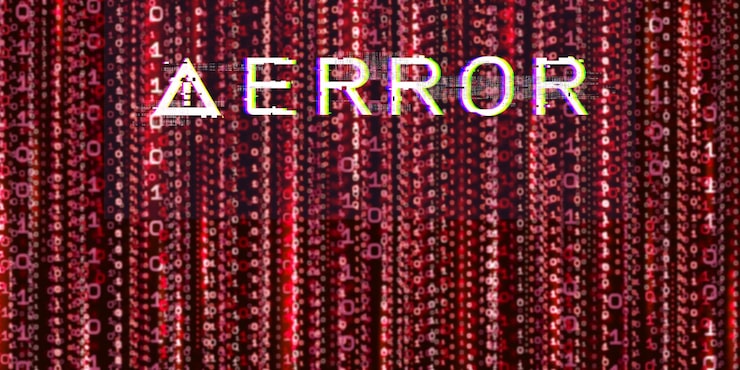 Photo error binary code computer virus binary data computer hacking digital binary screen technology