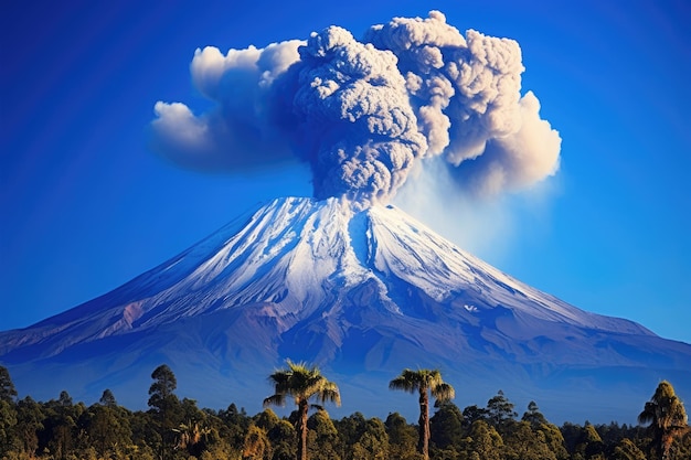 Eruption of Volcanic Kilimanjaro