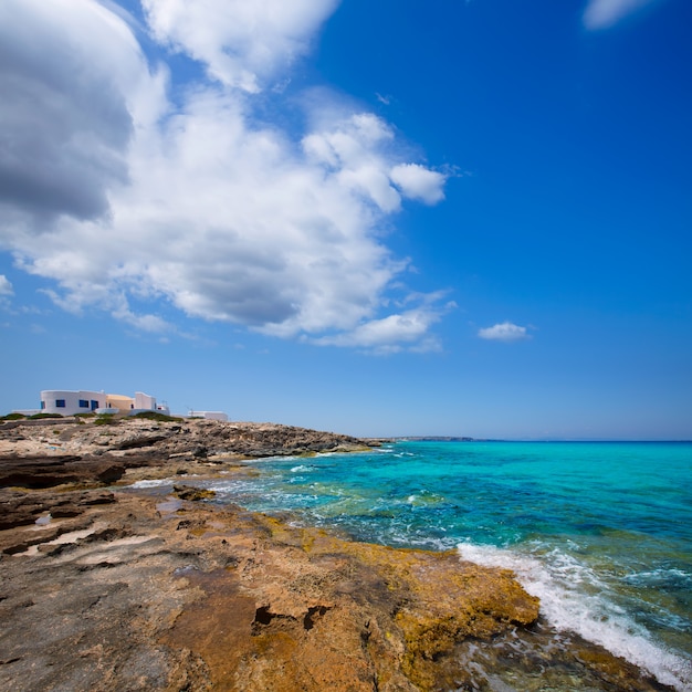 Es calo Escalo de sant Agusti strand in Formentera