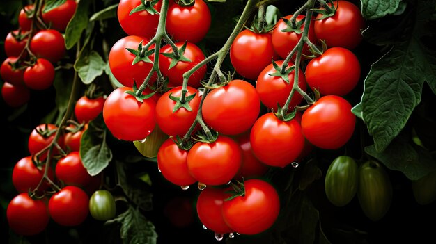 Es natuur tomatenrood