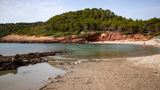 Es Tancats Algaiarens famous beach in mediterrean island Minorca