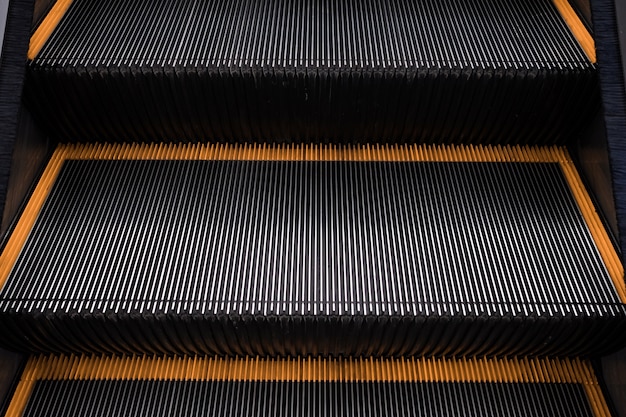 Photo escalator in the department store.