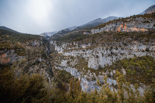 Foto escuain gorge pyreneeën spanje