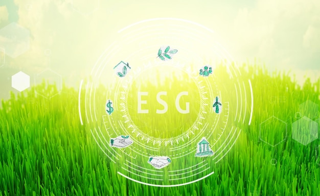 ESG-concept van milieu, sociaal en bestuur