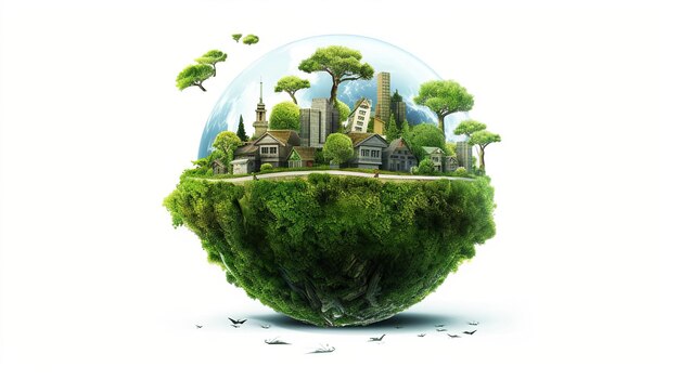 ESG green energy sustainable industry Environmental friendly concept