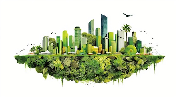 ESG groene energie duurzame industrie Milieuvriendelijk concept