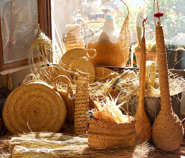 Esparto halfah grass used for crafts basketry