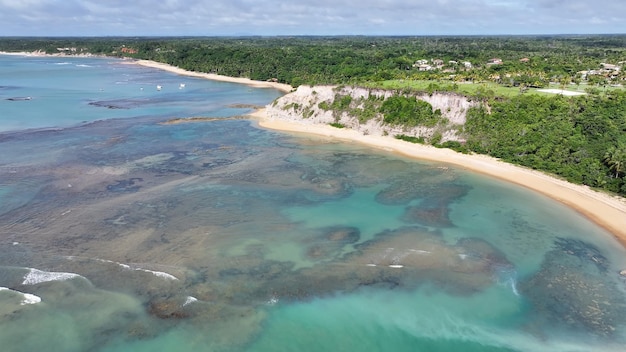 Photo espelho beach in porto seguro bahia brazil discovery coast