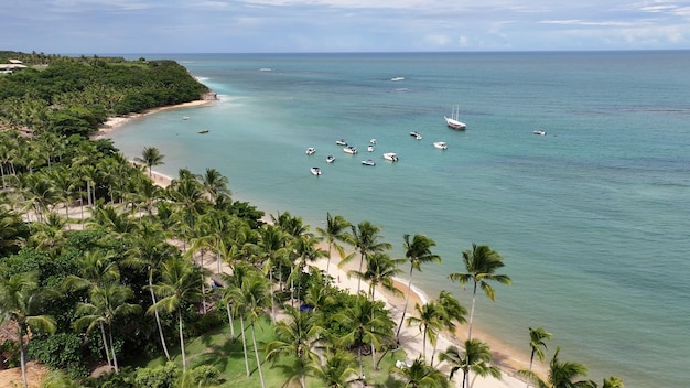 Photo espelho beach in trancoso bahia brazil northeast