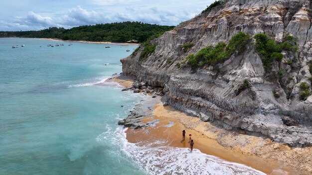 Photo espelho beach in trancoso bahia brazil northeast