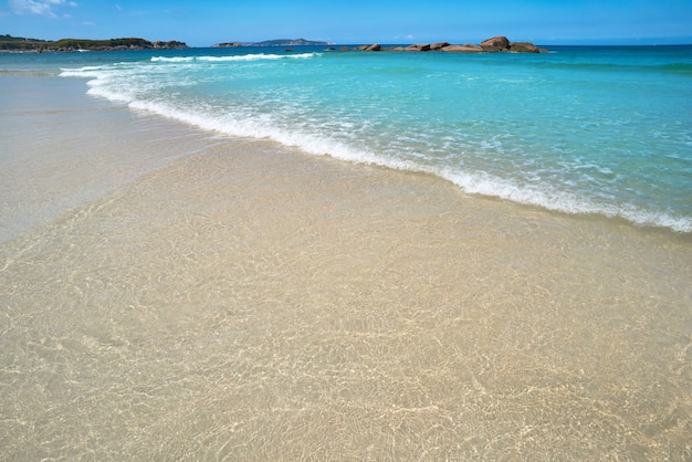 Espineiro Lanzada beach in Pontevedra of Galicia